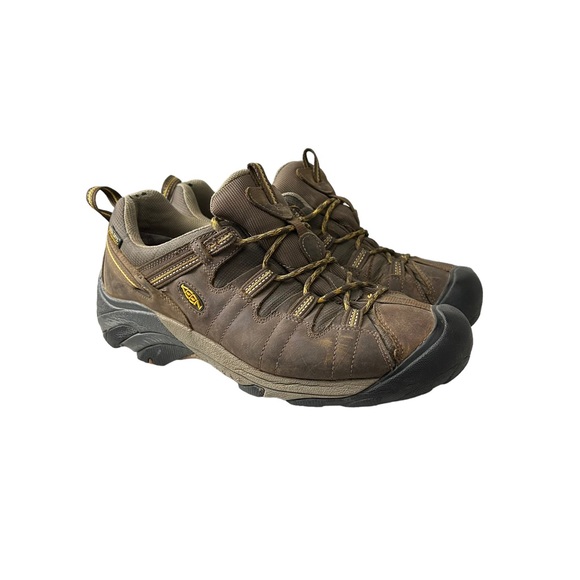 Keen Shoes Keen Shoes Mens Hiking Sneakers Brown Suede Low Top